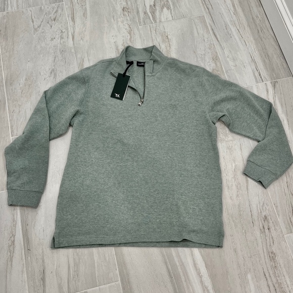 Rodd and Gun 1/4 zip sweater, size XL in Sage - Picture 2 of 5